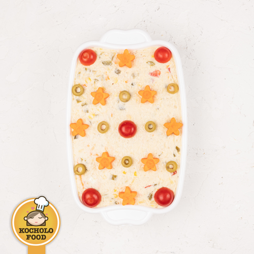 سالاد الویه با مرغ متوسط