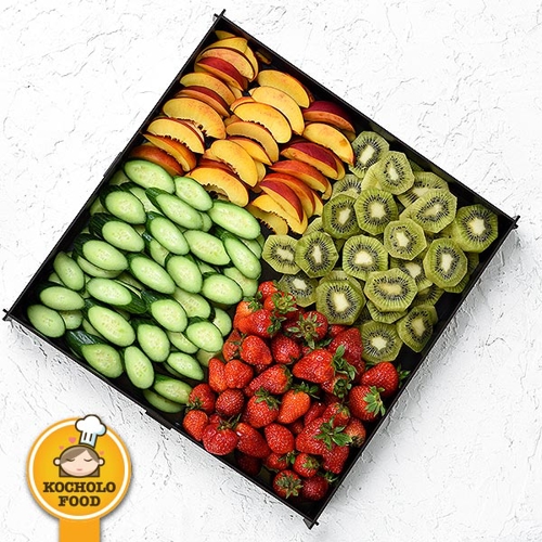 سینی میوه اسلایس شده بزرگ